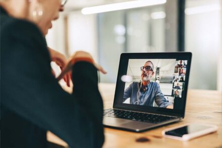 Video Meeting Onboarding a New Customer
